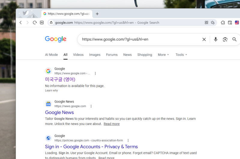 오리지날 미국 구글 우회 사이트 링크 바로가기 안내