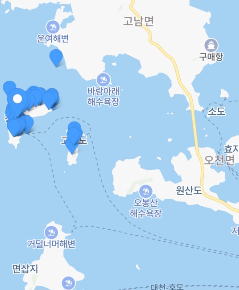 바람아래해수욕장을 아시나요?