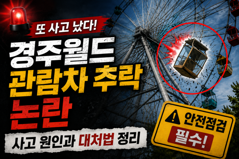 또 사고 난 경주월드 관람차 추락 논란