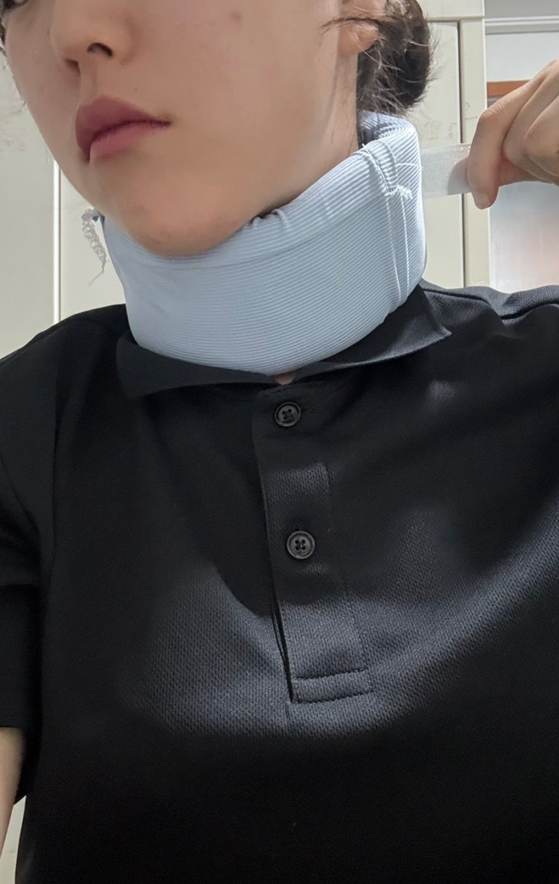 목디스크관리 호복 자세교정 목보호대 일주일 사용후기