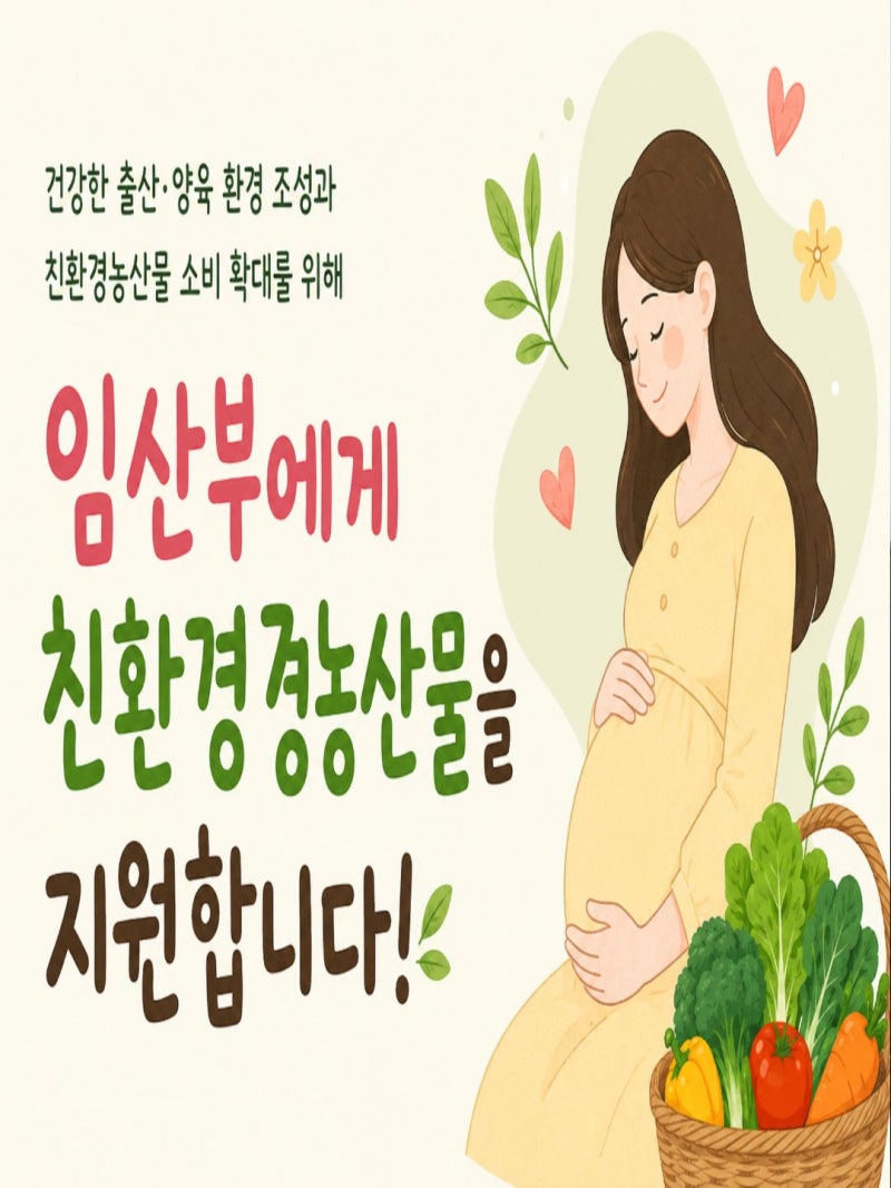임산부 친환경 농산물 꾸러미 신청방법 : 에코이몰 접수기한과 지원금 정리, 서울 경기지역, ....