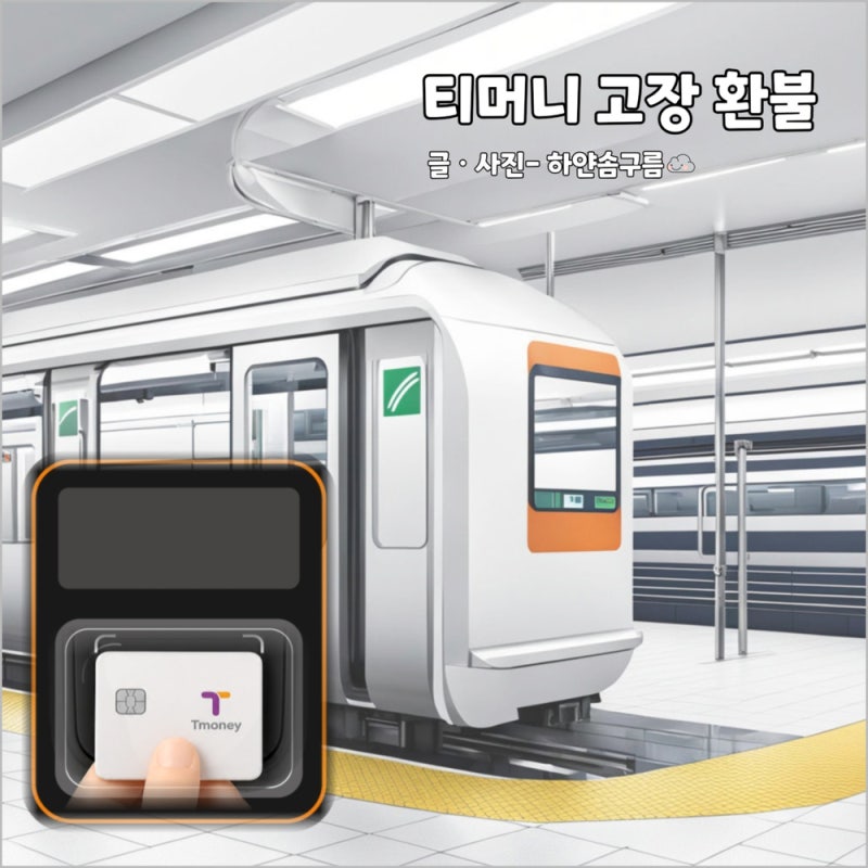 고장난 티머니 교통카드 잔액 환불 받는 방법