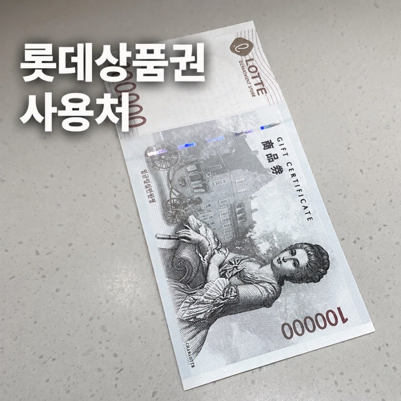 롯데상품권 사용처 | 롯데마트 사용 후기와 사용 가능한 곳 정리