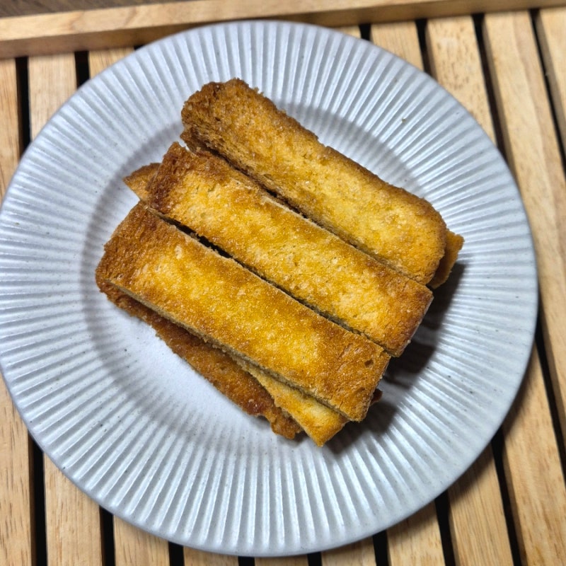 식빵 러스크 만들기 남은 식빵 자투리 활용 요리