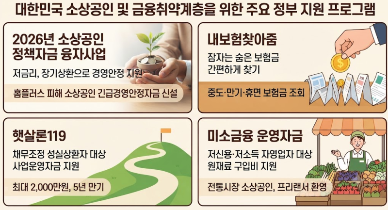 서민금융진흥원 '미소금융 운영자금'으로 사업 안정성 높이기!