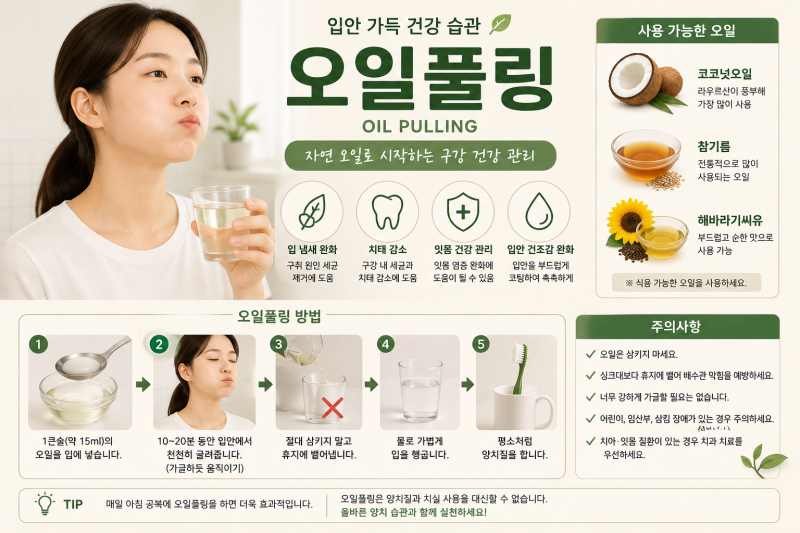 그것이 알고싶다 오일풀링! 방법, 오일 고르는법, 시간, 효과 총정리!! 16년차 오일풀링 전도....