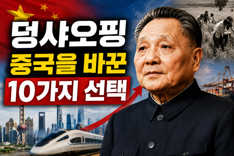 결정적 세계사 인물편 15 | 덩샤오핑은 어떻게 중국 경제를 일으켰을까