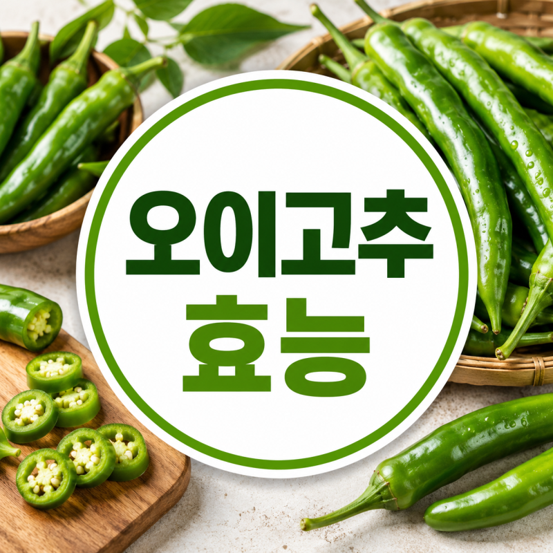 오이고추효능 매일 쌈장에 찍어 먹었다면 꼭 보세요