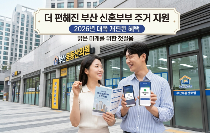 2026년 대폭 바뀌는 부산 신혼부부 지원금 및 결혼축하금 놓치면 손해인 이유