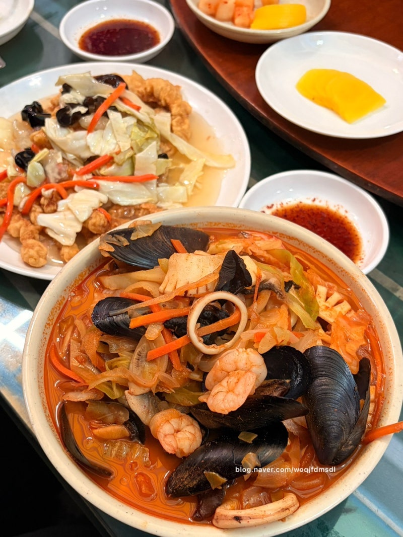군산 중국집 짬뽕거리 원조 빈해원 웨이팅 주차 메뉴 할인꿀팁