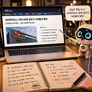 SK하이닉스 ADR 공모가 149달러 확정, 프리미엄 가격이 가능했던 이유