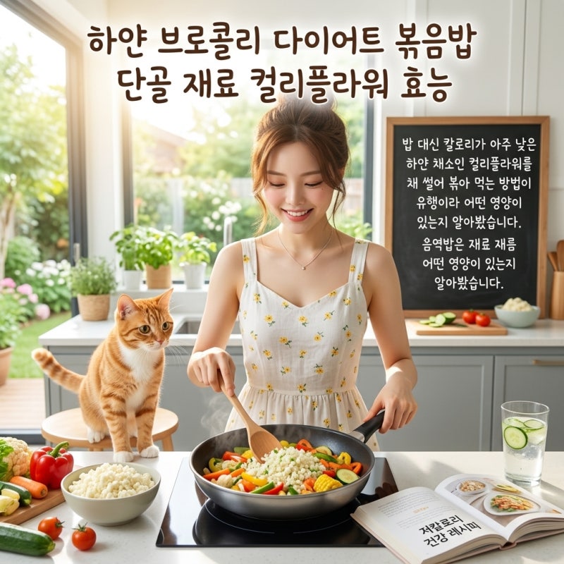 하얀 브로콜리 다이어트 볶음밥 단골 재료 컬리플라워 효능