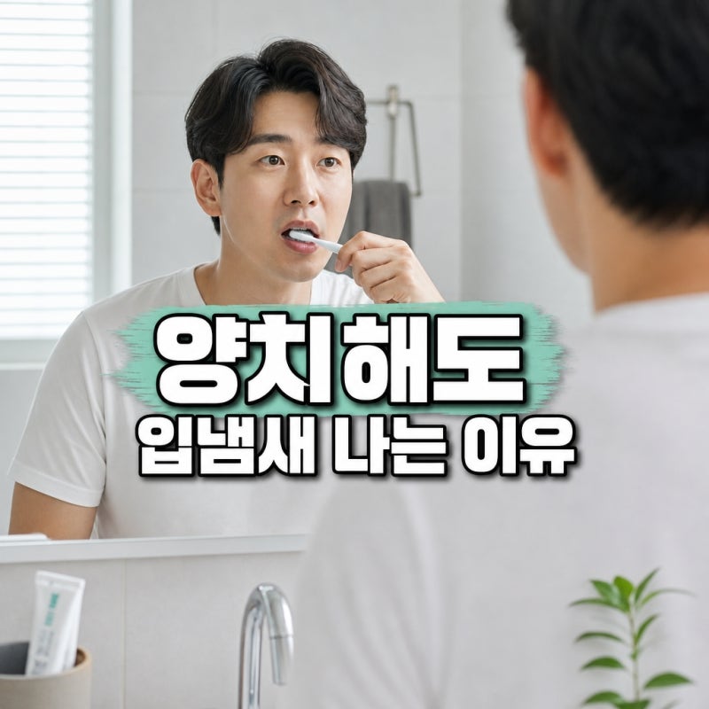 양치해도 입냄새가 나는 이유, 설태부터 편도결석까지