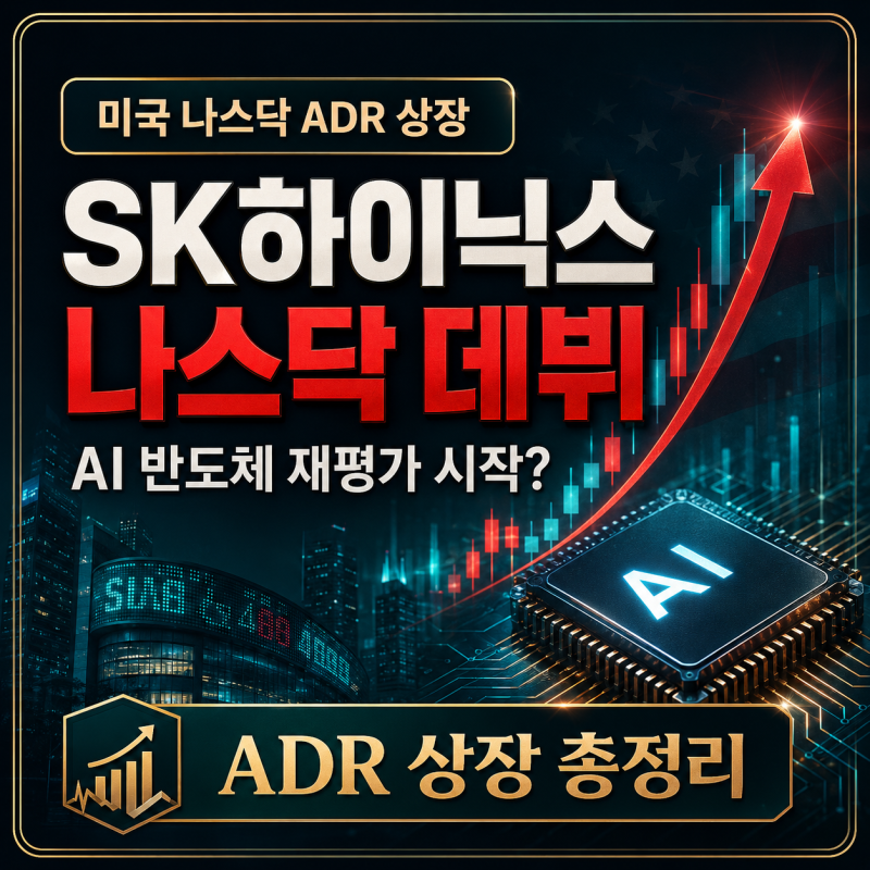 SK하이닉스 나스닥 상장 총정리｜ADR 상장이 한국 반도체주에 중요한 이유