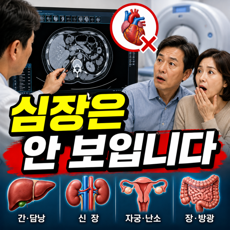 복부 CT 촬영범위, 어디까지 보이나요? 심장·신장·자궁까지 총정리