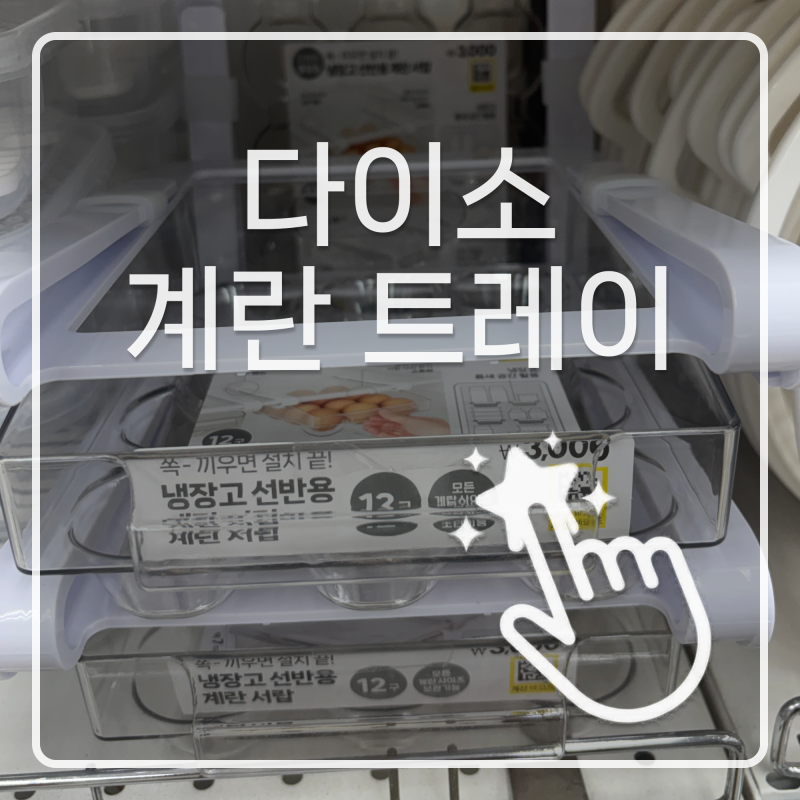 [계란 트레이] 요즘 냉장고엔 계란 트레이가 없다?! 다이소 계란 걸이 3,000원짜리 무조건 사야....