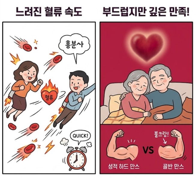 나이가 많아도 오르가즘을 느낄 수 있나요?