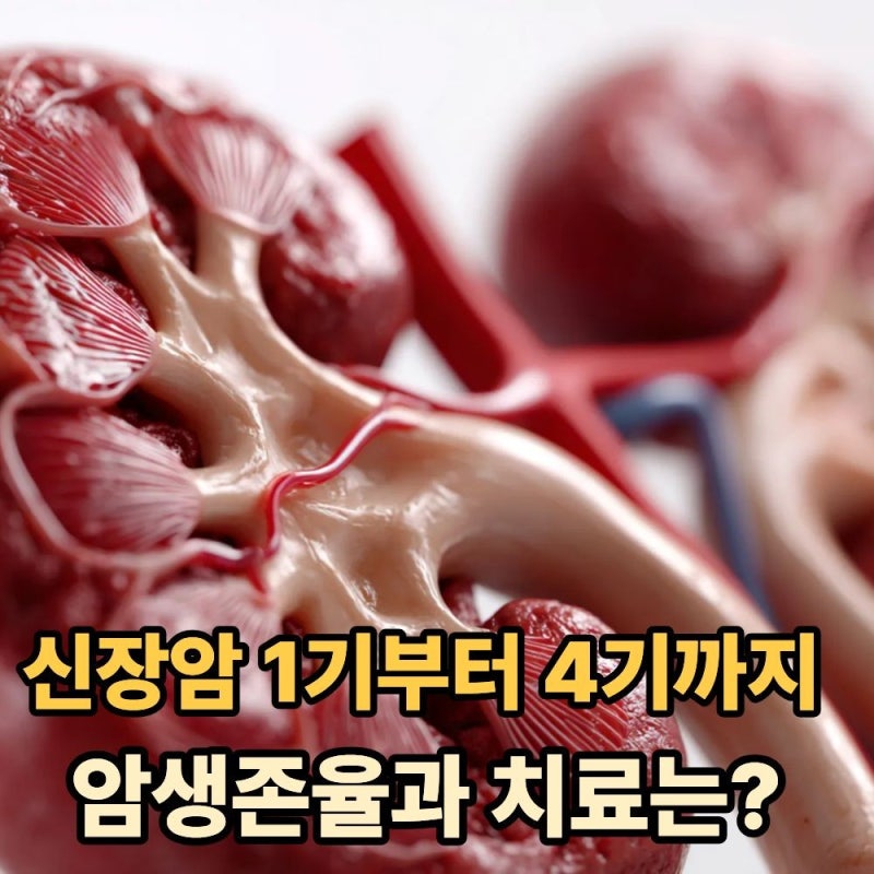 신장암 암1기부터 암4기까지, 암생존율과 치료는?