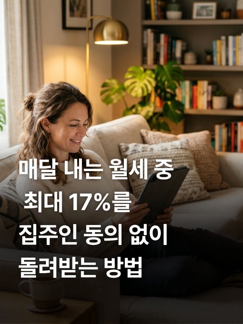 월세 환급 조건 신청 방법 홈택스 자리세 세액공제 소득공제 총정리