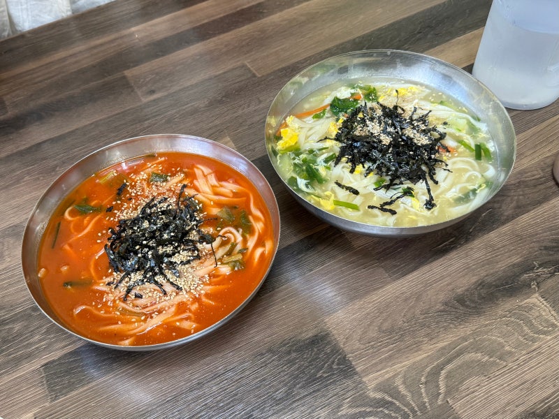묵호 맛집 공식 첫번째코스? 전현무계획 나온 장칼국수 오뚜기칼국수 후기