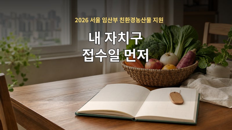 2026 서울 임산부 친환경농산물 지원, 자치구 신청일과 에코이몰 신청 방법