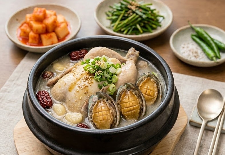 [전복 삼계탕] 초복 앞두고 미리 준비해봤어요 (feat. 국물 진하게 내는 비법)