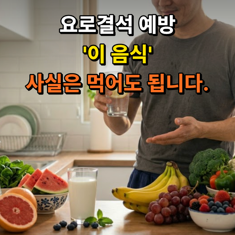 요로결석 예방을 위한 좋은 음식, 피해야 할 음식 그리고 오해