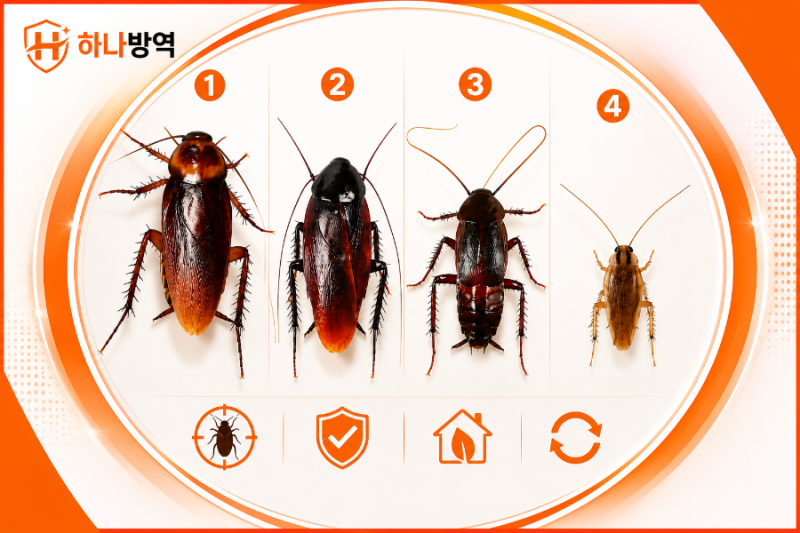 바퀴벌레 종류, 특징, 셀프방역, 전문방역 총정리! 방역 전문가가 가장 쉽게 알려드립니다