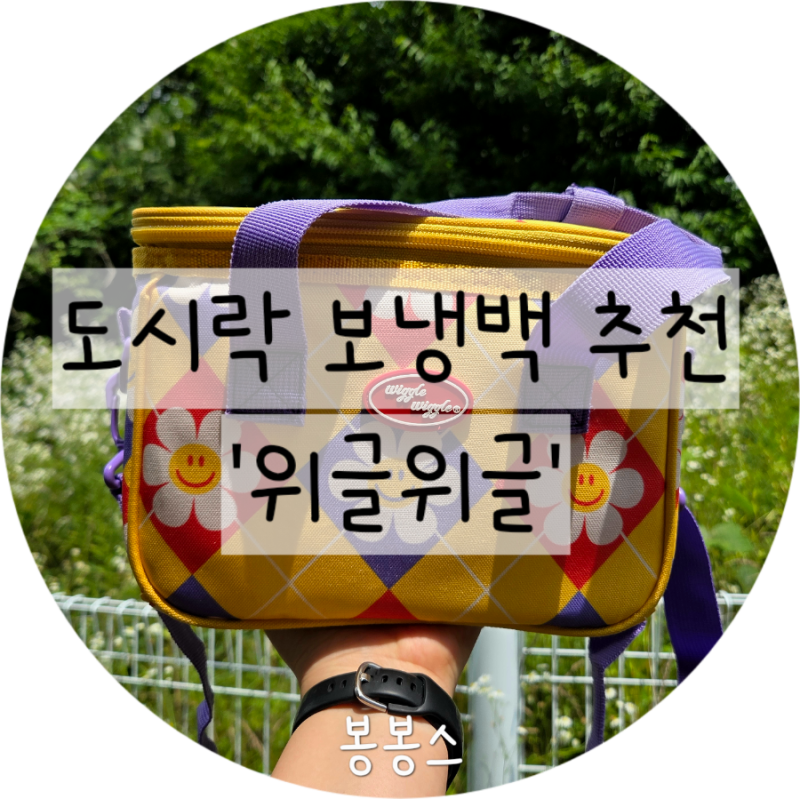 보냉백, 미니 소프트 쿨러 추천! 위글위글 런치 쿨러백 사용후기✨️