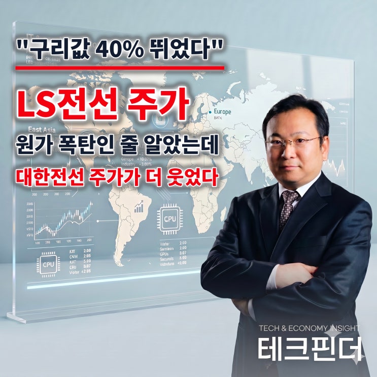 구리값 40% 뛰었다는데, LS전선 주가와 <b>대한전선</b> 주가에 예상... 