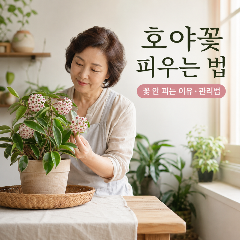 호야꽃 피우는 방법, 꽃이 안 피는 이유부터 관리법까지 한 번에 정리