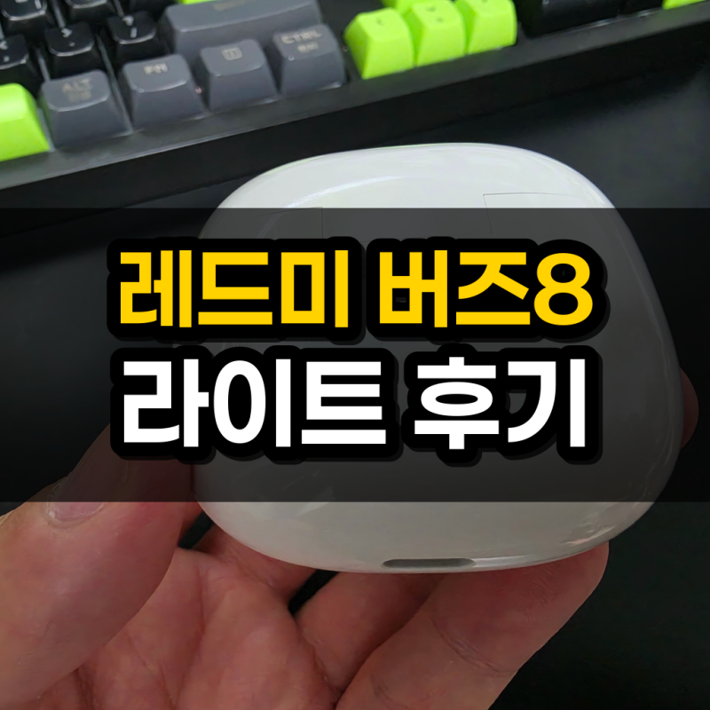 블루투스 이어폰 추천 대륙의 실수 가성비 이어폰 | 샤오미 레드미 버즈8 라이트 - 우왕 굳!