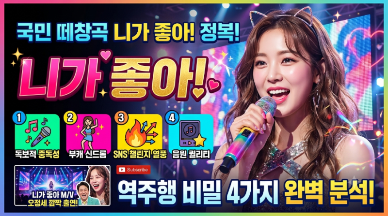 니가좋아! 중독성 인기분석.. 오정세형 너무좋아!