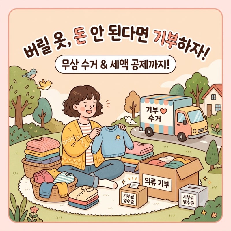 아름다운가게·굿윌스토어 수거, 내 통장 잔고까지 바꿔줄 연말정산 치트키라고?