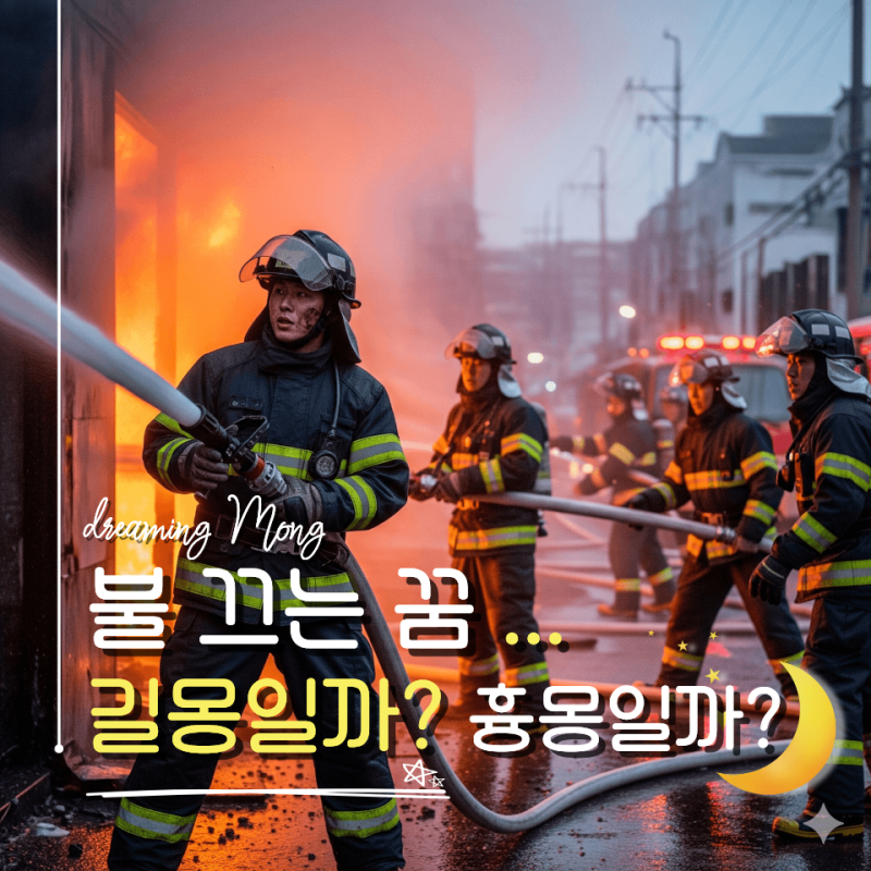 불 끄는 꿈 해몽 총정리, 길몽 흉몽부터 상황별 10가지 의미