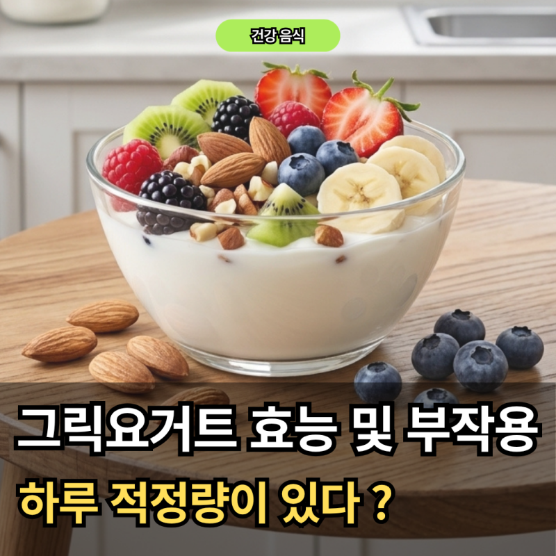 그릭요거트 효능 3가지와 부작용 줄이는 하루 적정량 총정리