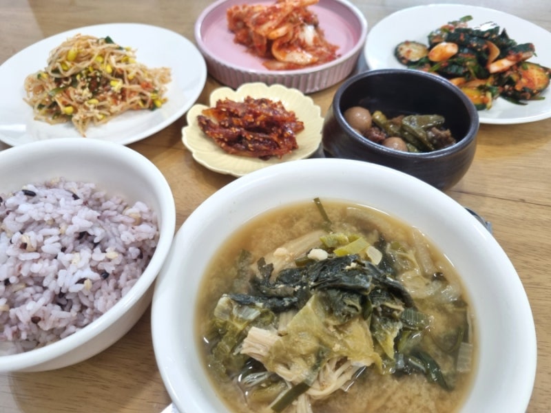 배추우거지 된장국