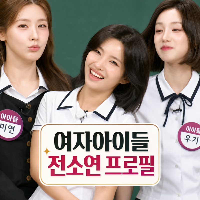 아이들 전소연 프로필 | 나이 키 동생 아는형님 컴백