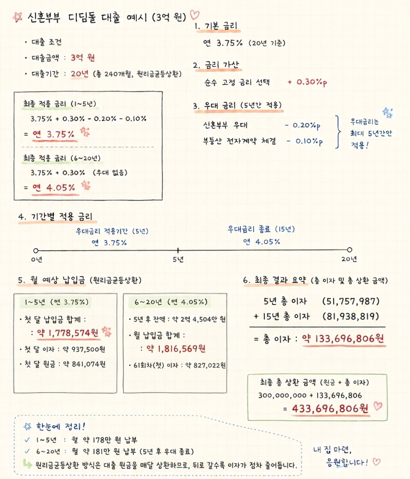2026 기준 내 집 마련 디딤돌 대출 자격 조건, 한도 및 금리와 예상 이자 비용 정리 (2)