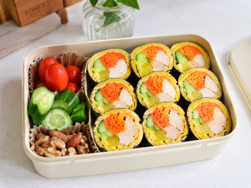 40대 다이어트 키토김밥 만들기, 밥 없이도 든든한 닭가슴살 김밥