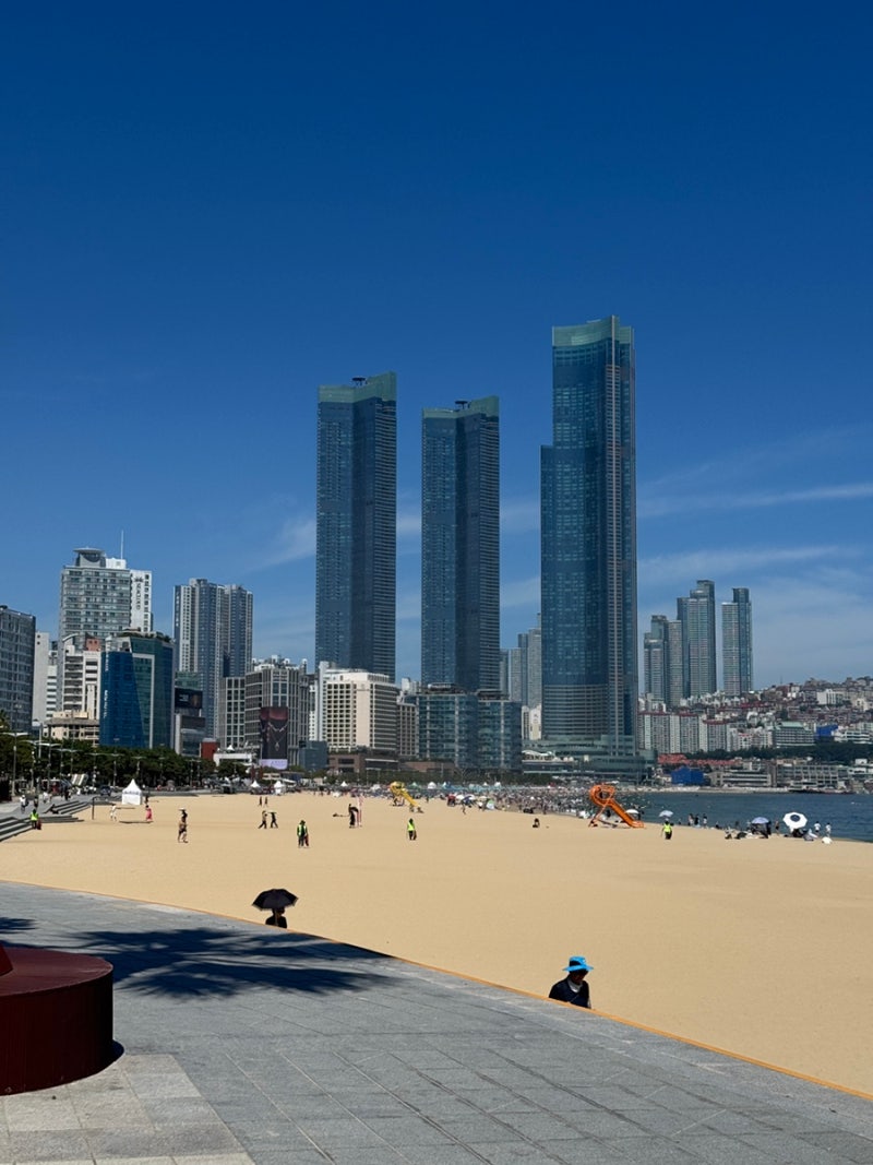 주말 직장인 부산여행 2박 3일 해운대 해수욕장