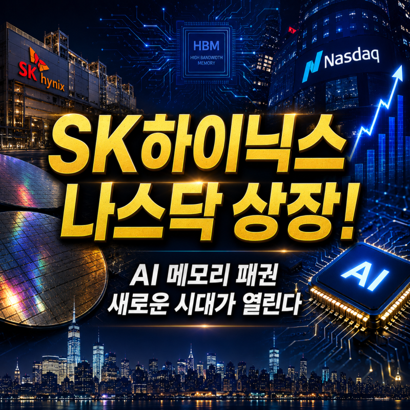 SK하이닉스의 역사적 변천과 미국 나스닥 상장 분석: 구조적 재평가와 글로벌 AI 메모리 패권....