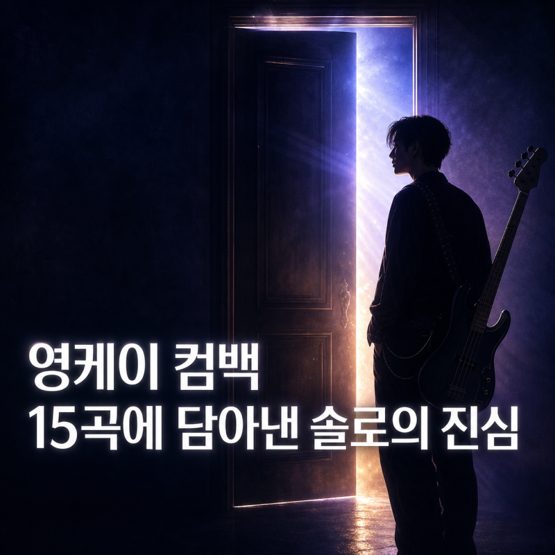 데이식스 영케이 Shut The Door 컴백, 15곡 정규 2집이 기대되는 이유