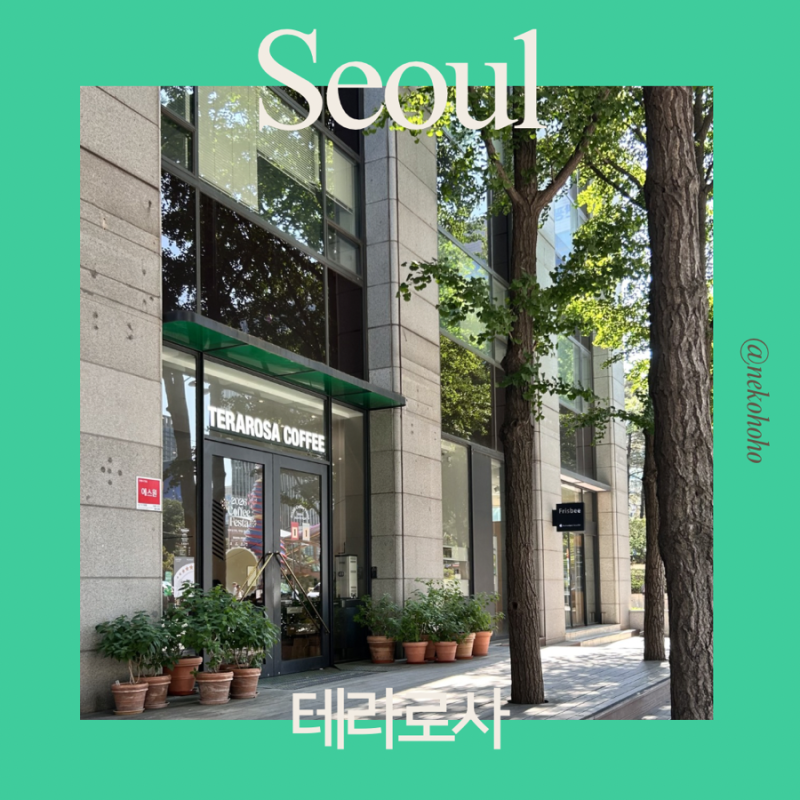 서울 광화문 청계천 카페 추천 테라로사 커피 청계광장점