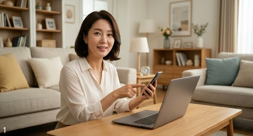 스마트폰 사진 PC로 옮기기, 카톡으로 1분 완성!