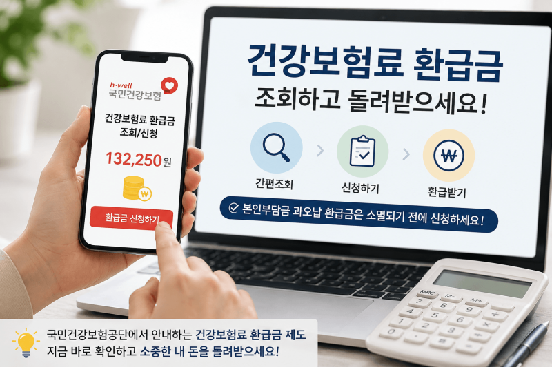 건강보험료 환급금 신청 조회, 직장인도 90%는 모르는 숨은 돈 찾기 (2026 최신)