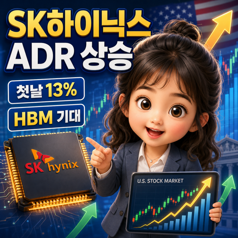 SK하이닉스 ADR 첫날 13% 상승, 반도체주 다시 살아날까?