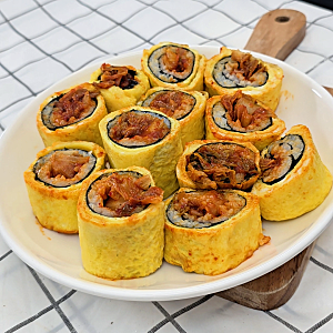 딱 2가지만 넣어도 맛있는 계란말이 김밥 레시피