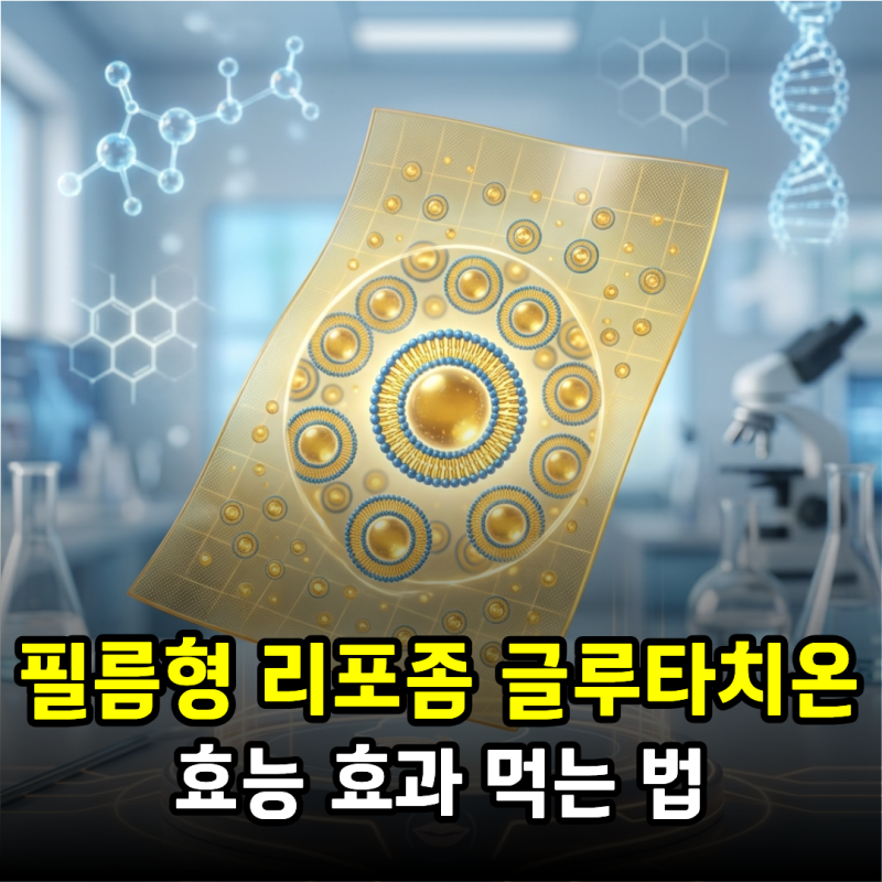 필름형 리포좀 글루타치온 효능 효과, 정말 흡수가 더 잘될까요?
