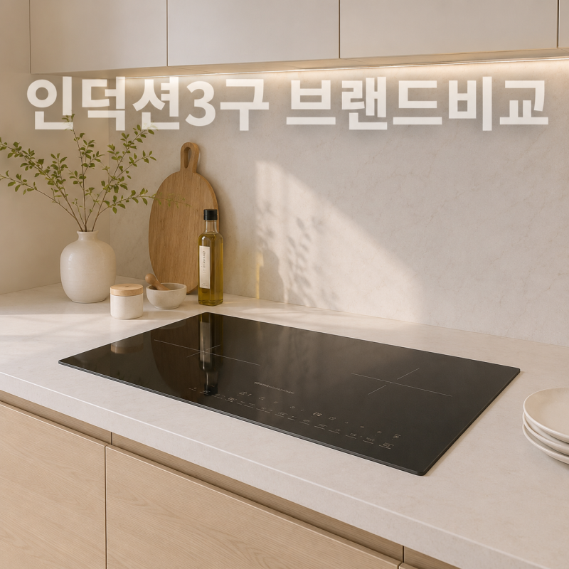 인덕션 3구 브랜드별 비교 삼성 LG SK매직 어떤 제품이 좋을까